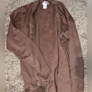 Brown cardigan